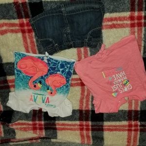 Shirt and skirt outfit